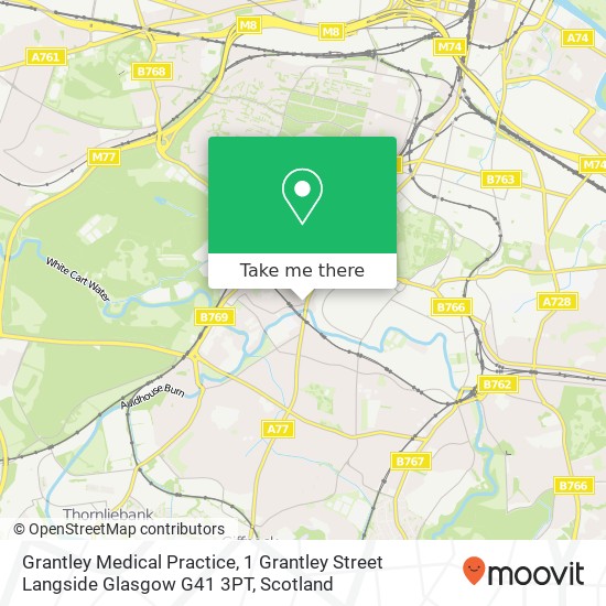 Grantley Medical Practice, 1 Grantley Street Langside Glasgow G41 3PT map