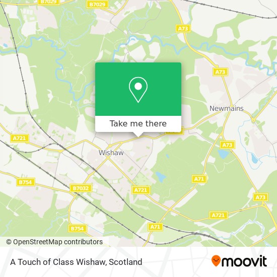 A Touch of Class Wishaw map