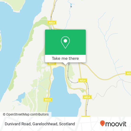 Dunivard Road, Garelochhead map