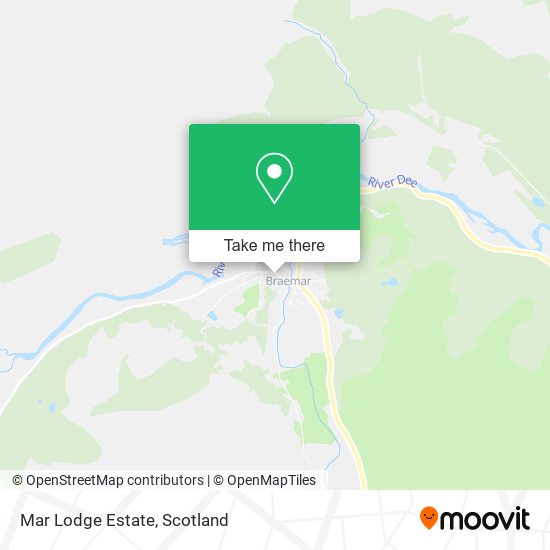 Mar Lodge Estate map