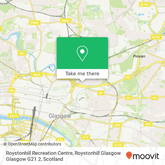 Roystonhill Recreation Centre, Roystonhill Glasgow Glasgow G21 2 map