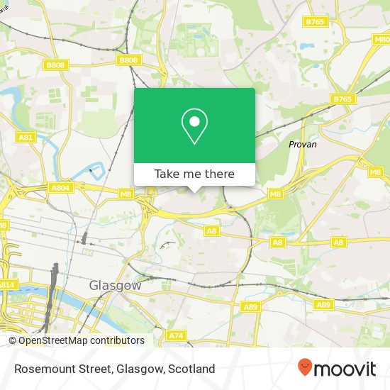 Rosemount Street, Glasgow map