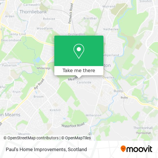 Paul's Home Improvements map