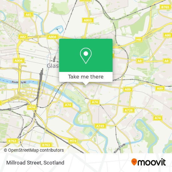 Millroad Street map