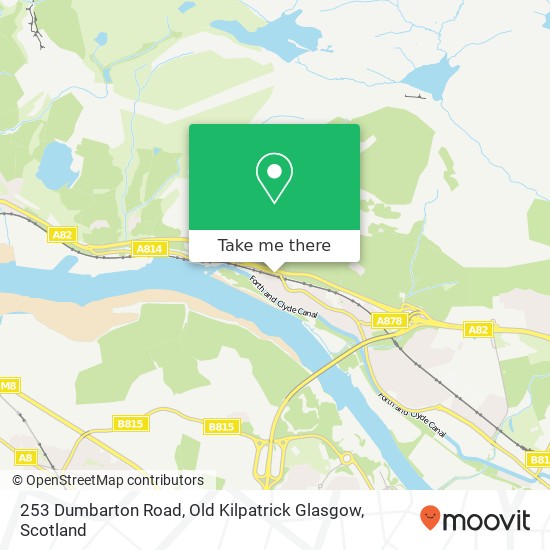 253 Dumbarton Road, Old Kilpatrick Glasgow map
