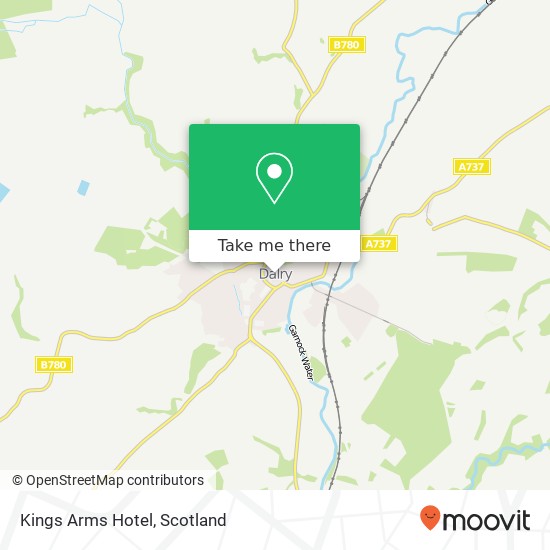 Kings Arms Hotel map