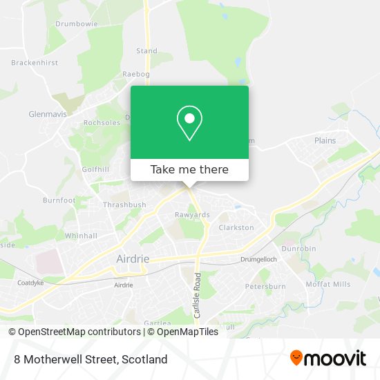 8 Motherwell Street map