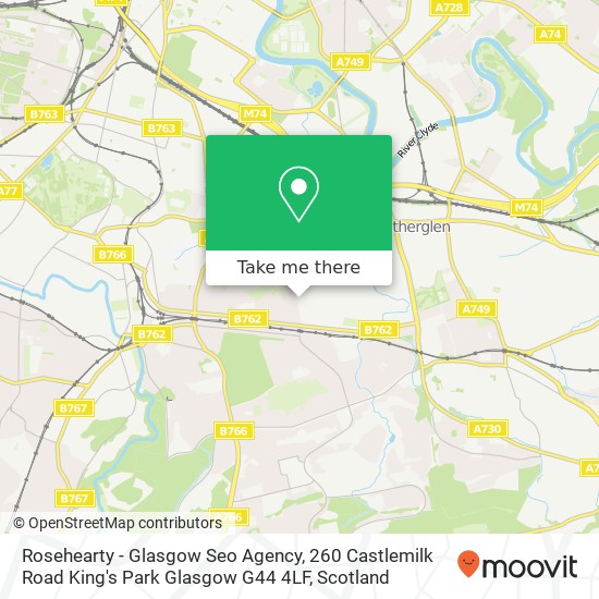 Rosehearty - Glasgow Seo Agency, 260 Castlemilk Road King's Park Glasgow G44 4LF map