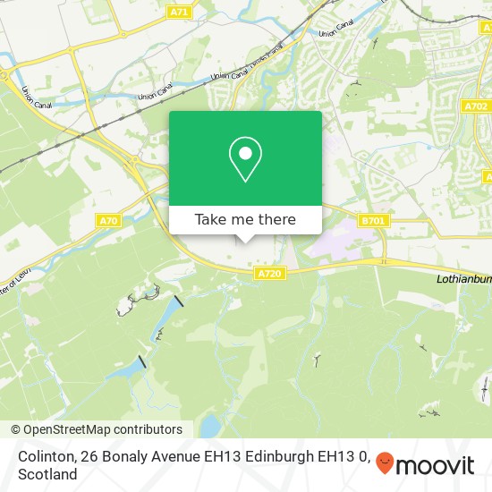 Colinton, 26 Bonaly Avenue EH13 Edinburgh EH13 0 map
