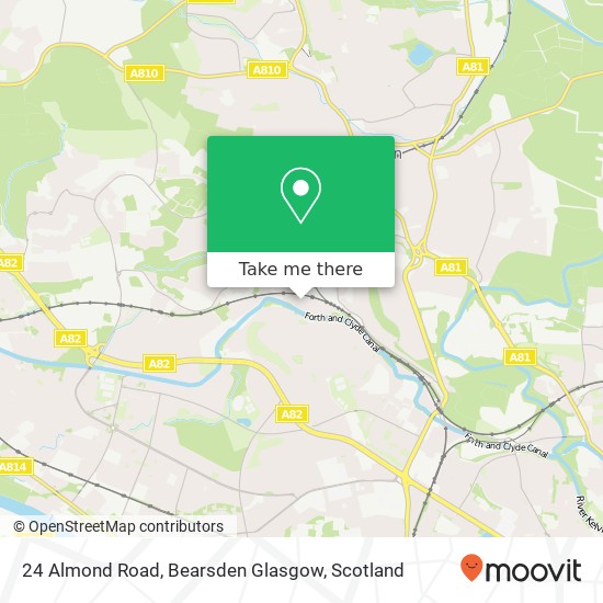 24 Almond Road, Bearsden Glasgow map