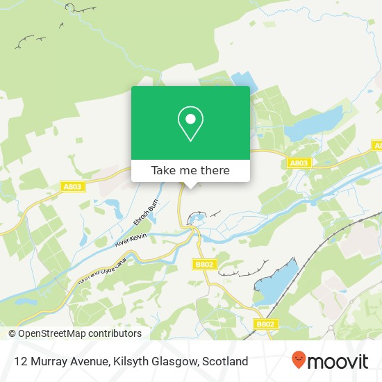 12 Murray Avenue, Kilsyth Glasgow map