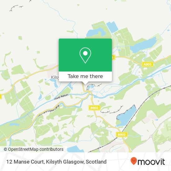 12 Manse Court, Kilsyth Glasgow map