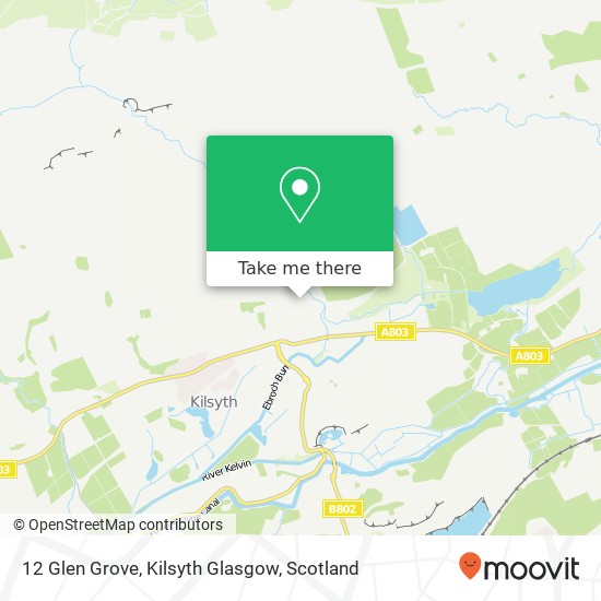 12 Glen Grove, Kilsyth Glasgow map