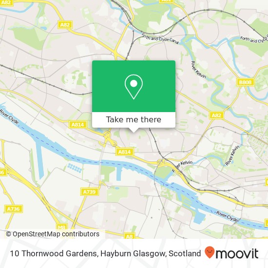 10 Thornwood Gardens, Hayburn Glasgow map