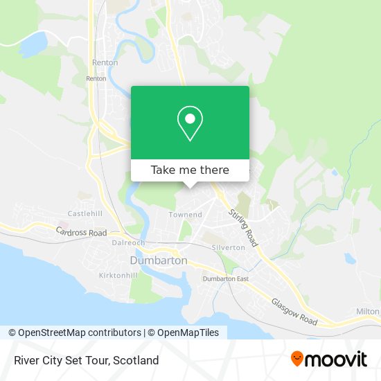 River City Set Tour map