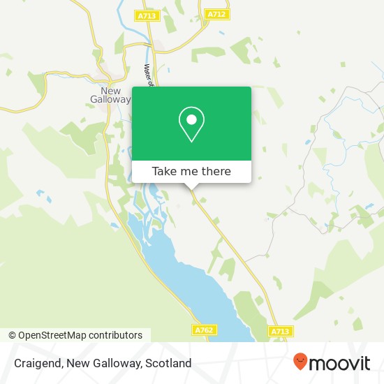 Craigend, New Galloway map