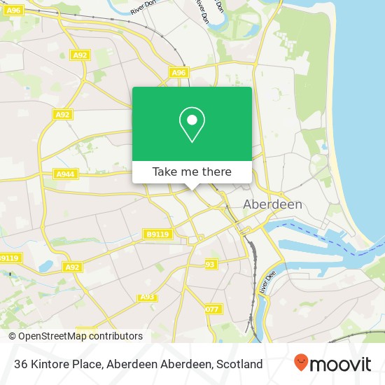 36 Kintore Place, Aberdeen Aberdeen map