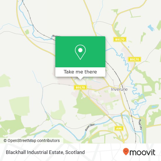 Blackhall Industrial Estate map