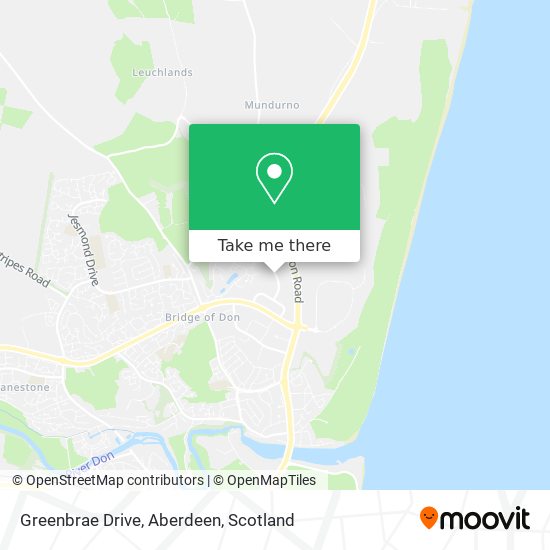 Greenbrae Drive, Aberdeen map