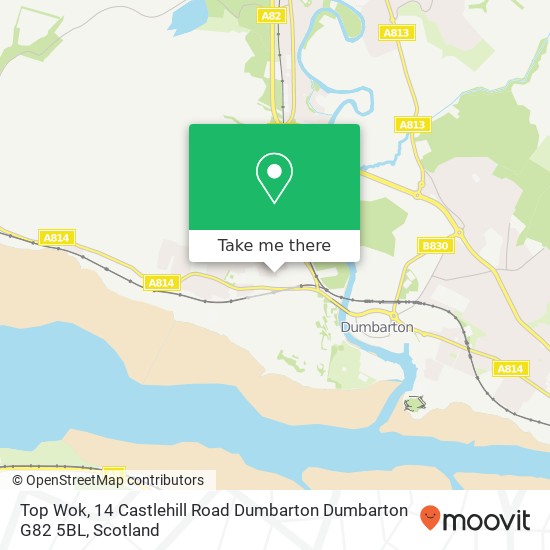 Top Wok, 14 Castlehill Road Dumbarton Dumbarton G82 5BL map