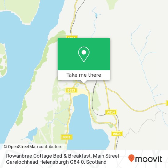 Rowanbrae Cottage Bed & Breakfast, Main Street Garelochhead Helensburgh G84 0 map