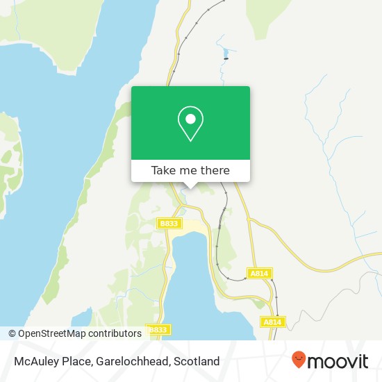 McAuley Place, Garelochhead map