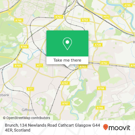 Brunch, 134 Newlands Road Cathcart Glasgow G44 4ER map