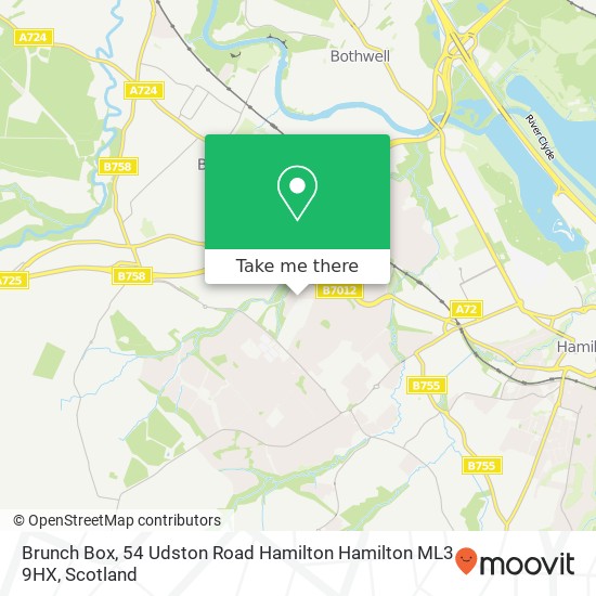 Brunch Box, 54 Udston Road Hamilton Hamilton ML3 9HX map