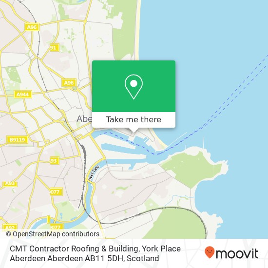 CMT Contractor Roofing & Building, York Place Aberdeen Aberdeen AB11 5DH map