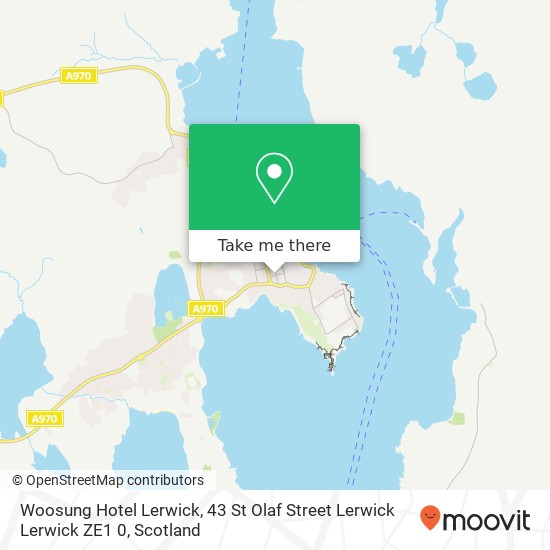 Woosung Hotel Lerwick, 43 St Olaf Street Lerwick Lerwick ZE1 0 map