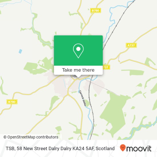 TSB, 58 New Street Dalry Dalry KA24 5AF map