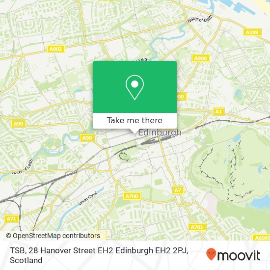 TSB, 28 Hanover Street EH2 Edinburgh EH2 2PJ map