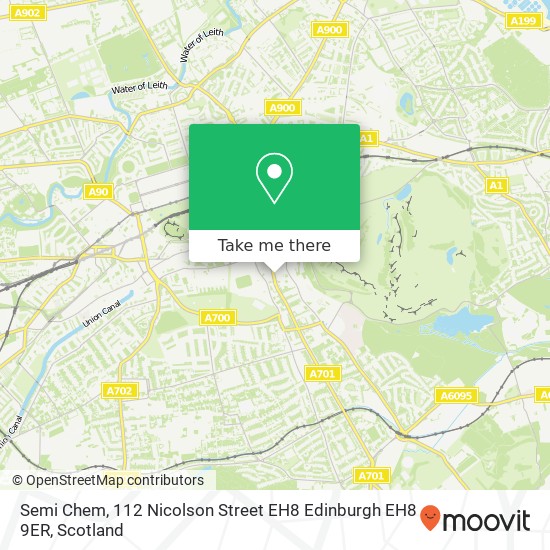Semi Chem, 112 Nicolson Street EH8 Edinburgh EH8 9ER map