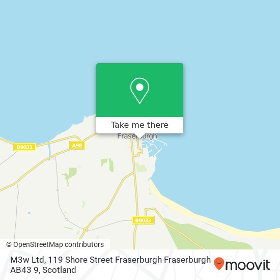 M3w Ltd, 119 Shore Street Fraserburgh Fraserburgh AB43 9 map