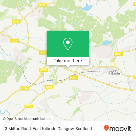 3 Milton Road, East Kilbride Glasgow map