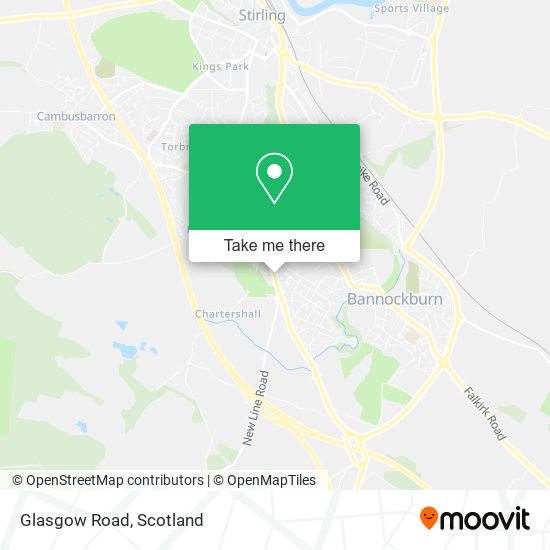 Glasgow Road map