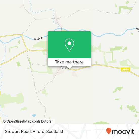 Stewart Road, Alford map