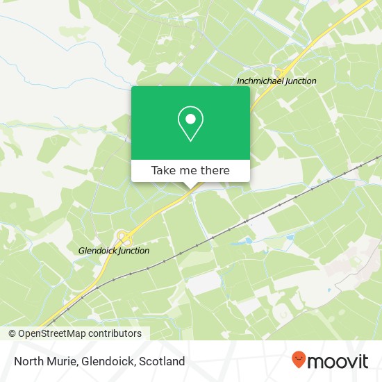 North Murie, Glendoick map