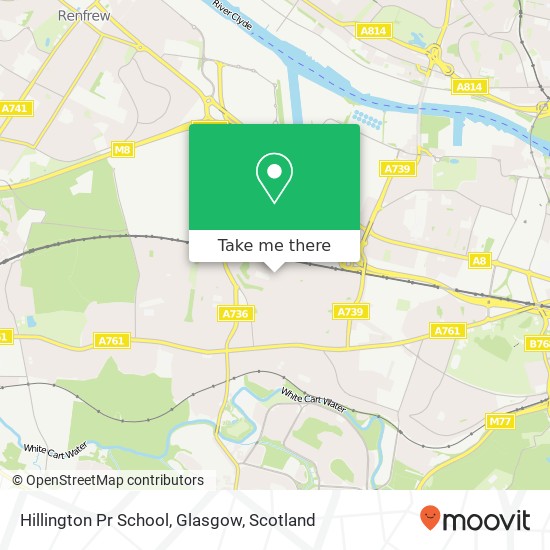 Hillington Pr School, Glasgow map