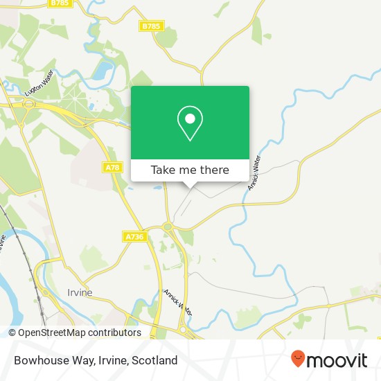 Bowhouse Way, Irvine map