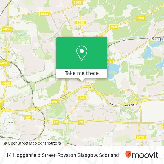 14 Hogganfield Street, Royston Glasgow map