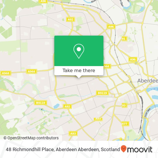 48 Richmondhill Place, Aberdeen Aberdeen map