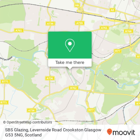 SBS Glazing, Levernside Road Crookston Glasgow G53 5NG map