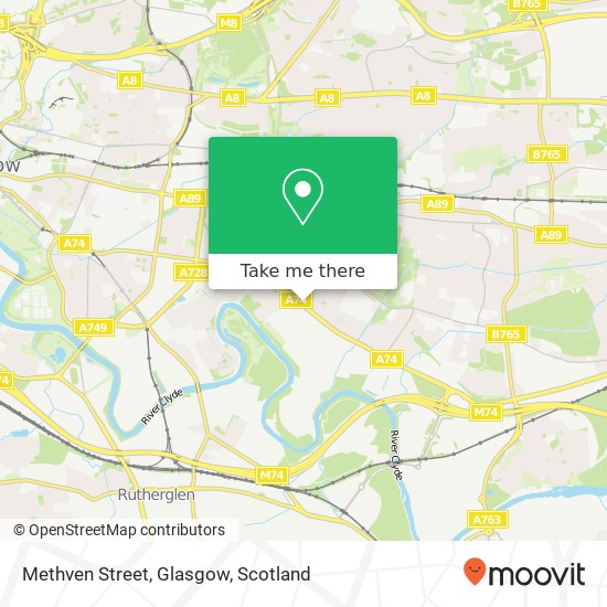 Methven Street, Glasgow map