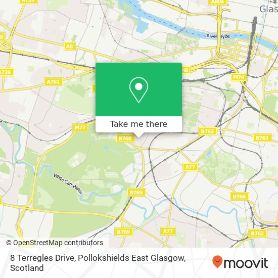 8 Terregles Drive, Pollokshields East Glasgow map