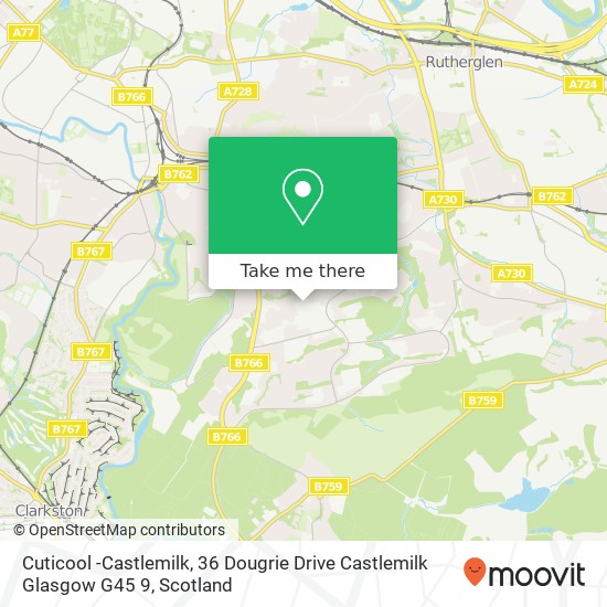 Cuticool -Castlemilk, 36 Dougrie Drive Castlemilk Glasgow G45 9 map