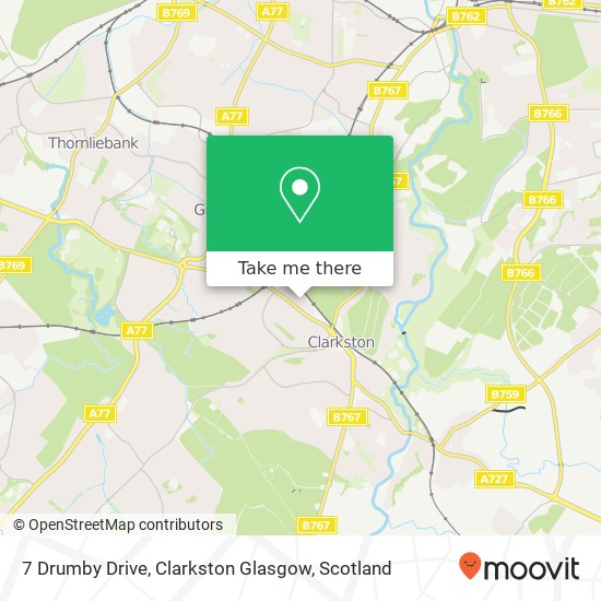 7 Drumby Drive, Clarkston Glasgow map