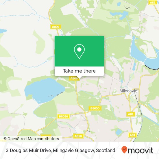 3 Douglas Muir Drive, Milngavie Glasgow map