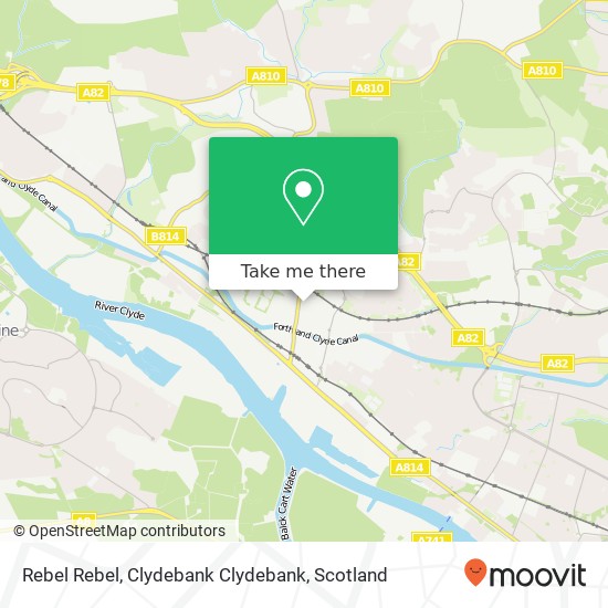 Rebel Rebel, Clydebank Clydebank map