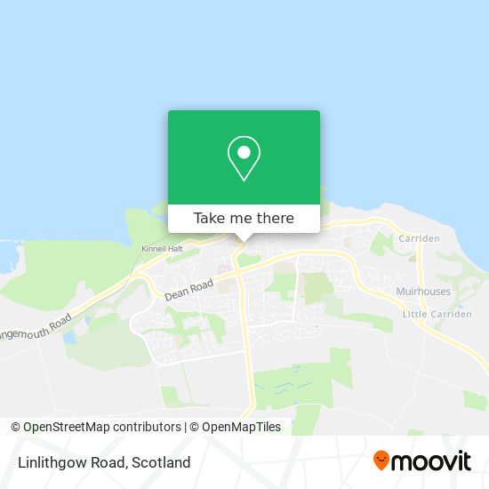 Linlithgow Road map